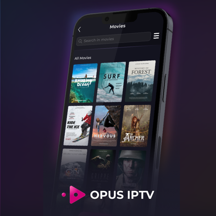 Seamless Streaming Experience on iPhone 7 with Opus IPTV Players Intuitive UI
