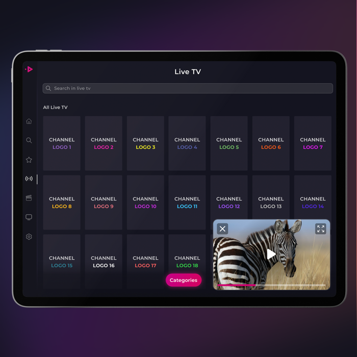 Experience Next-Level Streaming on Apple iPad (2022) with Opus IPTV Players Advanced Features
