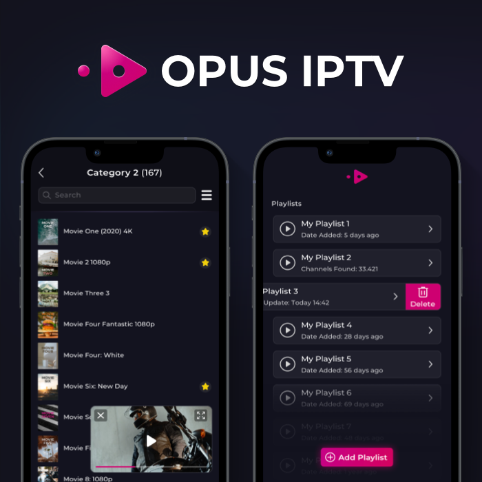 Experience a Sleek and Intuitive User Interface with Opus IPTV Player on Samsung Galaxy Tab S8
